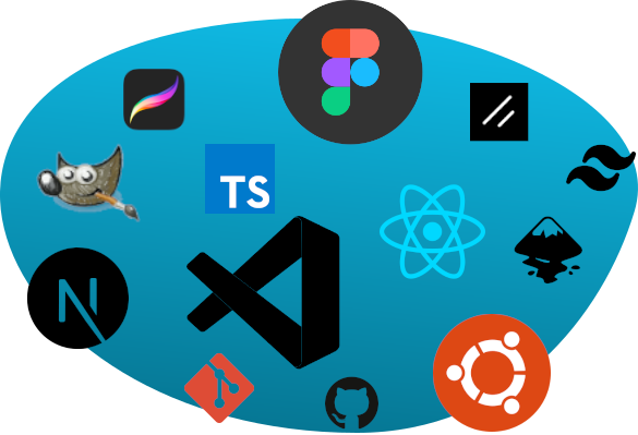 various development software logos